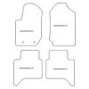 Tappetini auto per Ford Ranger Doppia cabina 2012-10.2022