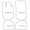 Tappetini auto per Mercedes Classe S (W220) corta 1998-06.2005