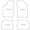 Fussmatten fuer Renault Clio I 1990-1998 MDM