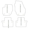 Tappetini auto per Volvo S80 II 03.2006-2016