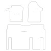Tappetini auto per Mercedes Vito / eVito (electric) Mixto 2014-