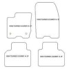 Tappetini per Ford Courier Tourneo 2014-09.2023
