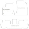 Tappetini auto per Citroen C4 Picasso I 5 posti 10.2006-06.2013