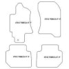 Tappetini auto per Subaru Tribeca (B9) 5 posti 2005-2014