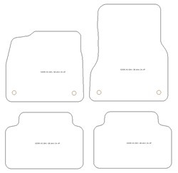 Tappetini per Audi Q6 (GF) e-tron 2024- MTM Top