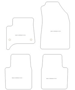 Fussmatten fuer Opel Frontera Hybrid 2025-