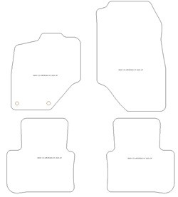 Fussmatten fuer DS N 8 Electric 2025-