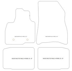 Tappetini per Dacia Bigster Mild-Hybrid / Plug-in 2025-