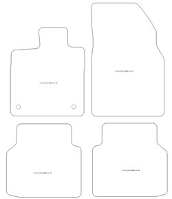 Autoteppiche fuer Ford Capri 2024- MDM Top