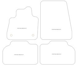 Tappetini per Ford Puma II Gen-E Electric 2025- MTM Top