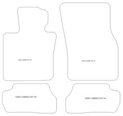 Tappetini per Mini Cabrio (F67) 2024- MTM Top