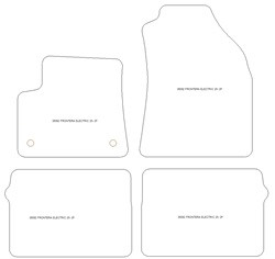 EVA Gummimatten fuer Opel Frontera Electric 2025-