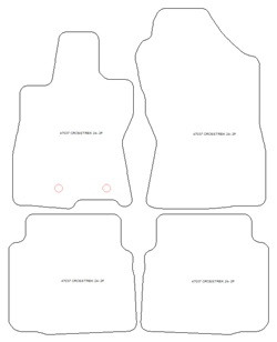 Tappetini per Subaru Crosstrek 2024- MTM Top