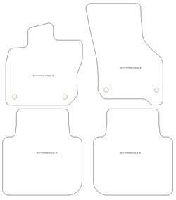 Fussmatten fuer Volkswagen Tayron eTSI 2025-