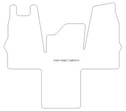 Fussmatten fuer Camper Ford Transit 2007-2013