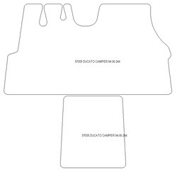Fussmatten fuer Camper Fiat Ducato 244 1994-2006