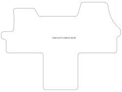 Fussmatten fuer Camper Fiat Ducato 250/290 2006-2011
