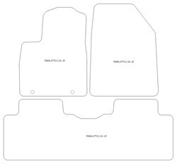 Tappetini per BYD Atto 2 2025- MTM Top