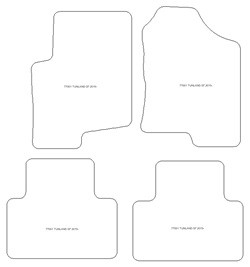 Tappetini per Foton Tunland G7 2019- MTM Top