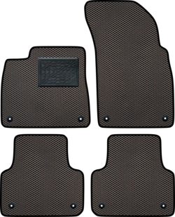 EVA-Gummimatten für Audi Q7 (4M) 7 Sitze 06.2015-10.2019
