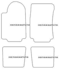 Fußmatten MDM One für 75 1985-1989