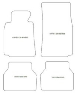 Fußmatten MDM One für 5er (E39) 1996-06.2003