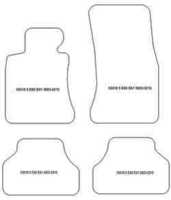 Fußmatten MDM One für 5er (E61) Touring 06.2004-2010