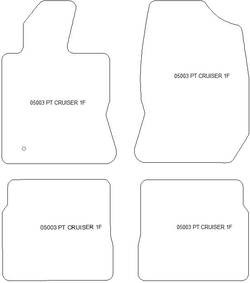 Fußmatten MDM One für PT Cruiser 2000-2010