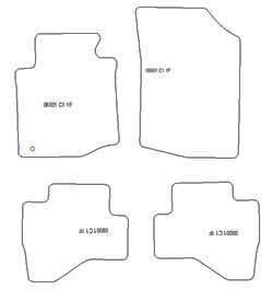 Fußmatten MDM One für C1 2005-06.2014