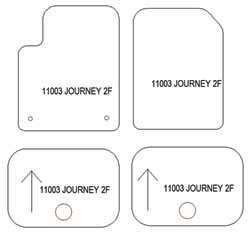 Fußmatten MDM One für Journey 06.2008-2016