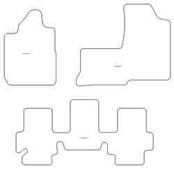 Fußmatten MDM One für Multipla 1998-2010