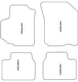 Fußmatten MDM One für Sedici 2006-2014