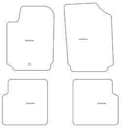 Fußmatten MDM One für Stilo 2001-2007