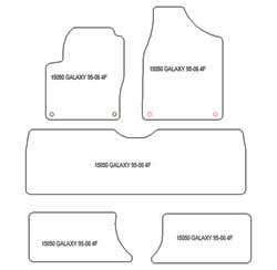 Fußmatten MDM One für Galaxy I 1995-05.2006