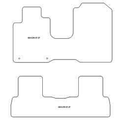 Fußmatten MDM One für CR-V III 2007-09.2012
