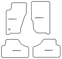 Fußmatten MDM One für Cherokee III (KJ) 2001-2007