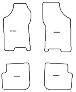 Fußmatten MDM One für Prisma 1983-1992