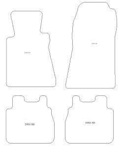 Fußmatten MDM One für 190 (W201) 1983-1993