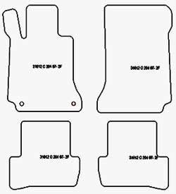 Fußmatten MDM One für C-Klasse (W204) Wagon 04.2007-09.2014