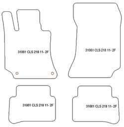Fußmatten MDM One für CLS (W218) 01.2011-2018