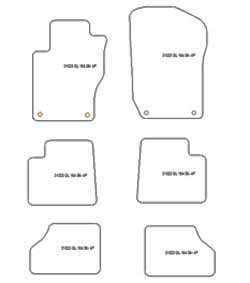 Fußmatten MDM One für Klasse-GL (X164) 02.2006-2012