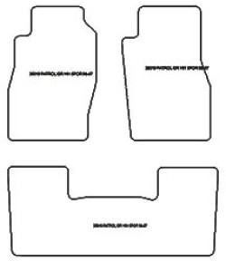 Fußmatten MDM One für Patrol GR (Y61) 5 Turen 1998-2010