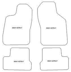 Fußmatten MDM One für Astra F 1992-1998
