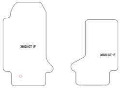 Fußmatten MDM One für GT 2007-2009