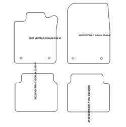 Fußmatten MDM One für Signum 02.2003-2008
