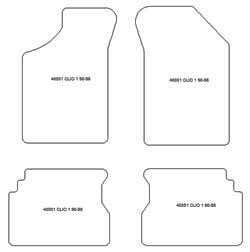 Fußmatten MDM One für Clio I 1990-1998