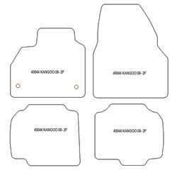 Fußmatten MDM One für Kangoo II 01.2008-04.2021