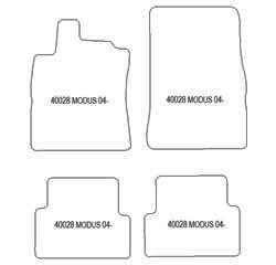 Fußmatten MDM One für Modus I 01.2004-2012
