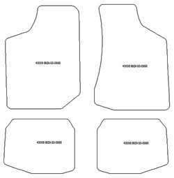 Fußmatten MDM One für Cordoba I (6K) 1994-1999