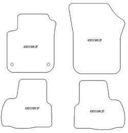 Fußmatten MDM One für Mii 2012-2021